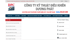 Desktop Screenshot of mayphatdienduongphat.com